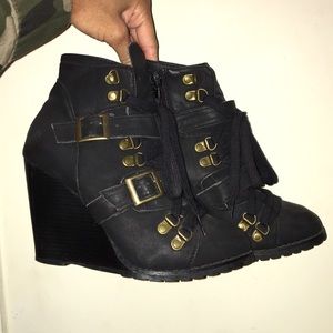 Wedge Booties